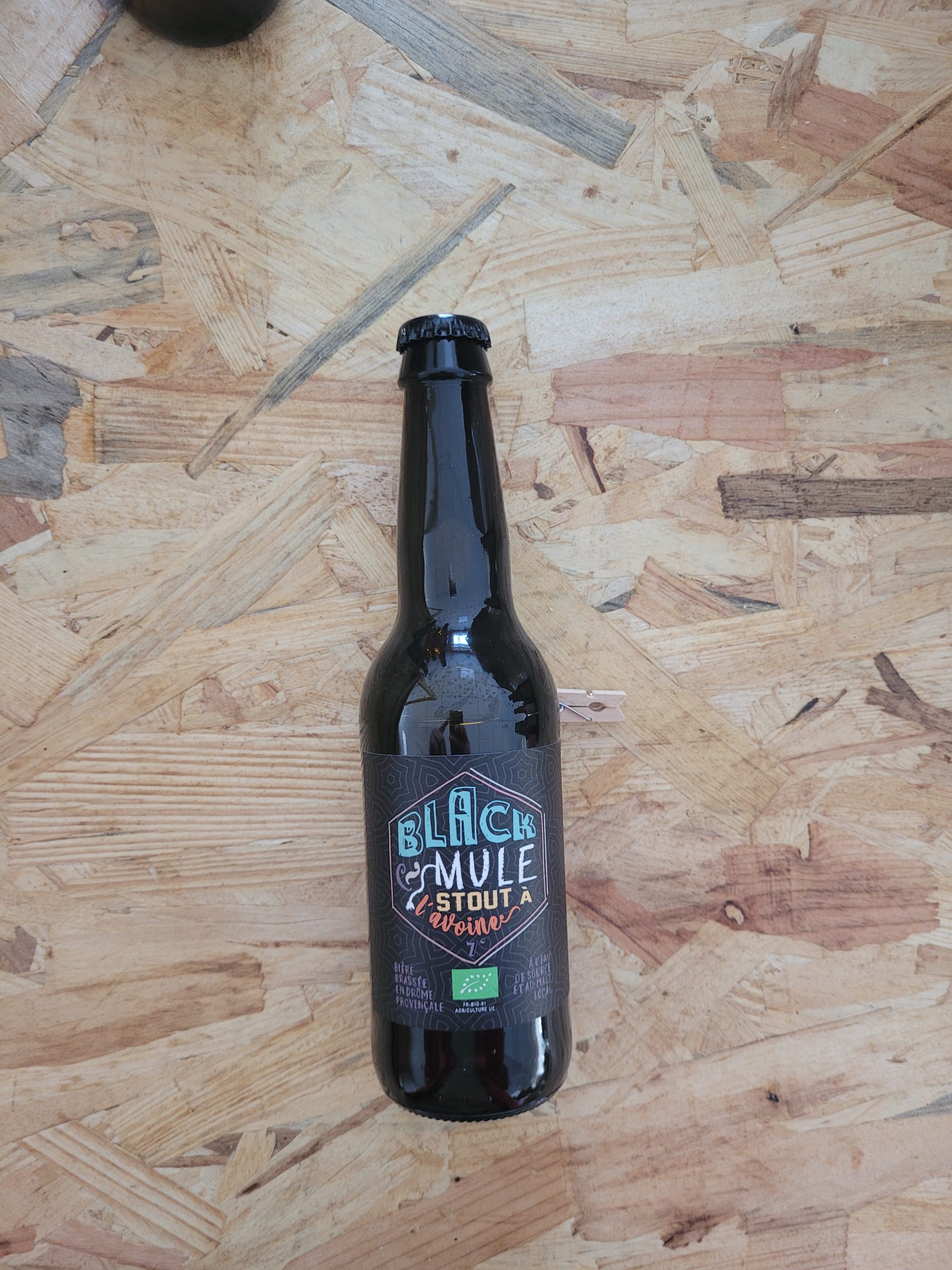 Biere, La Vieille Mule « Black Mule Stout » , (33cl)