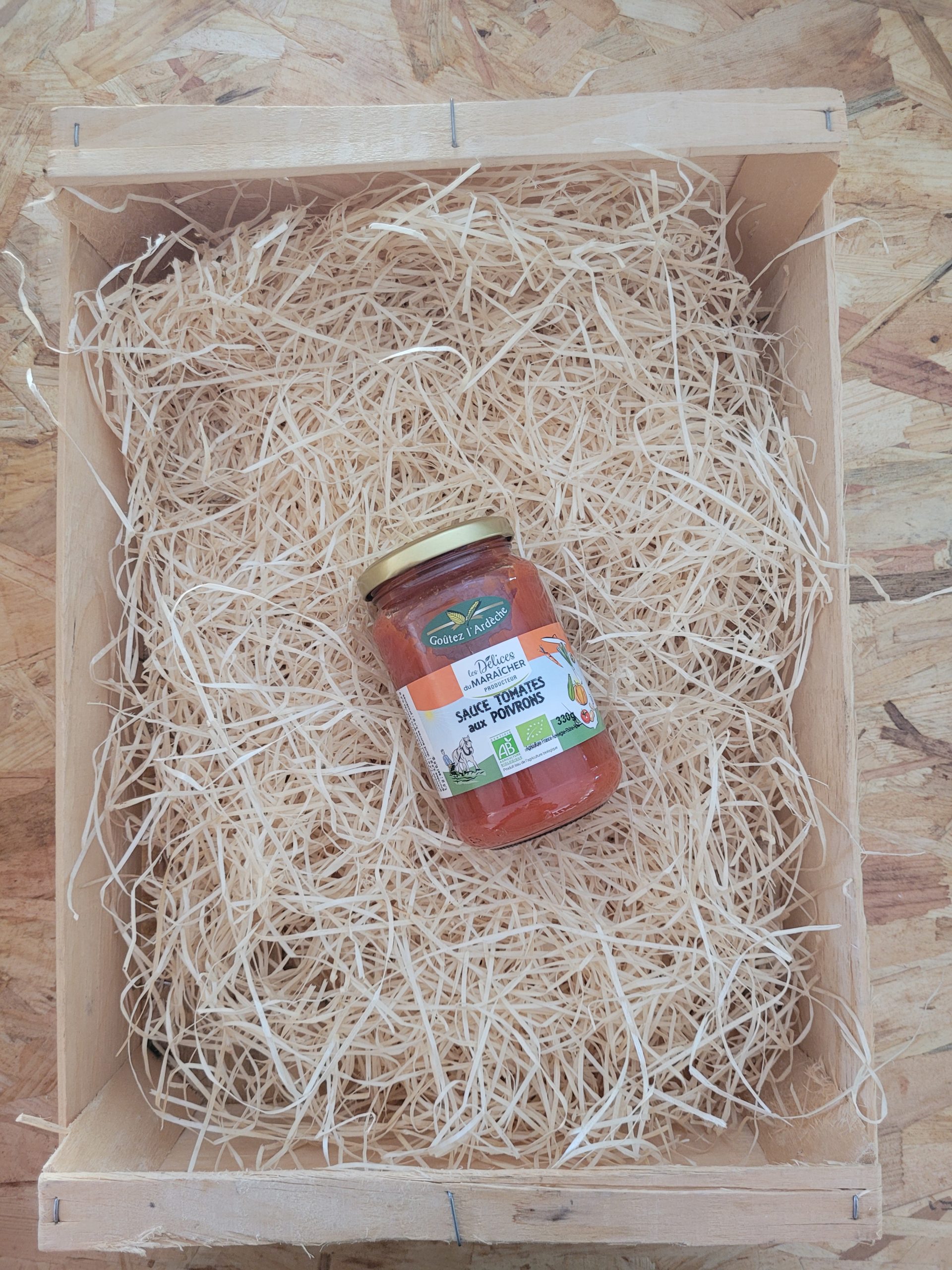 Sauce Tomate aux Poivrons Bio (330g)