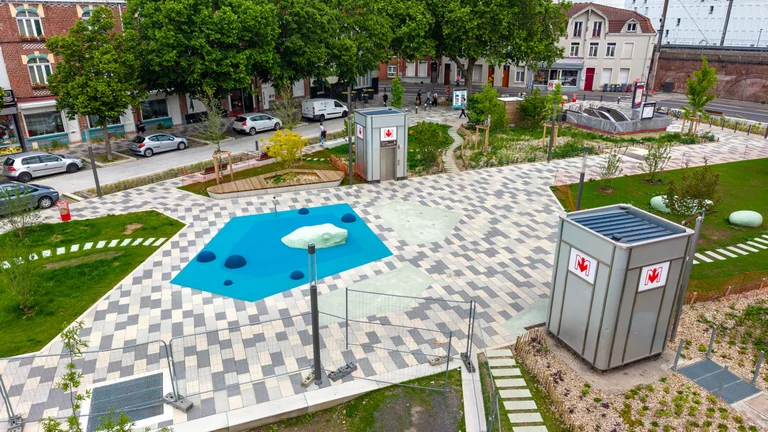 À Lille, la place Madeleine Caulier devient un jardin