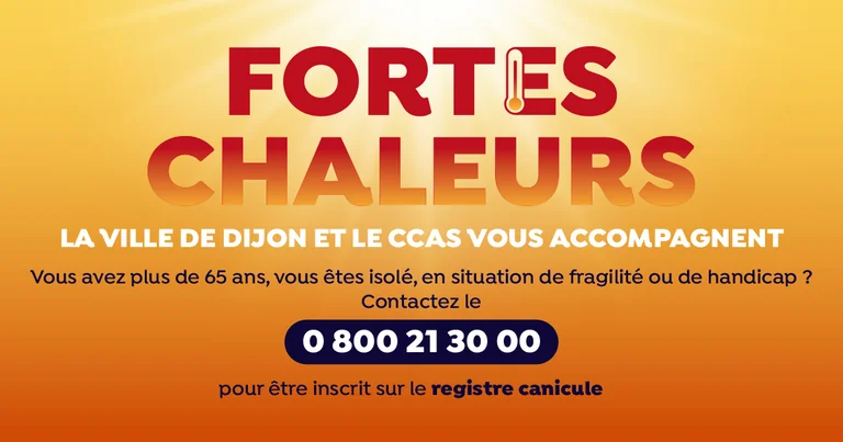 Dijon aide les personnes fragiles face à la canicule