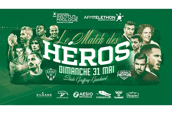 Les légendes de l'ASSE s'unissent à Saint-Étienne contre la maladie de Charcot