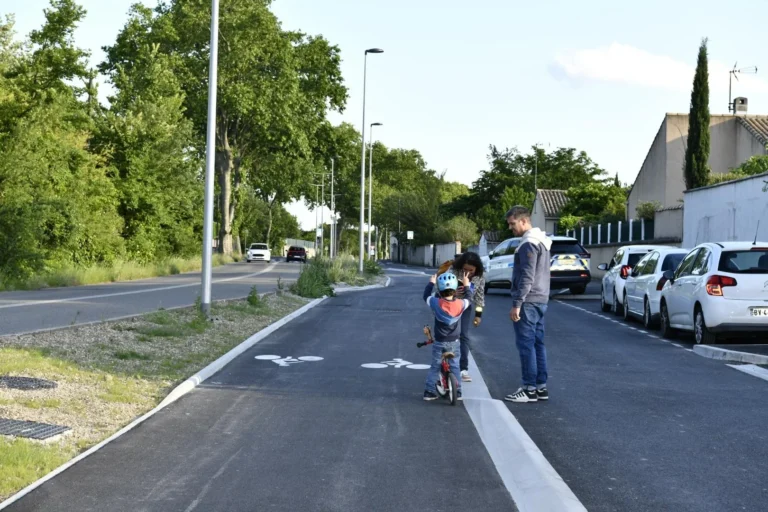 Montpellier : 5 km à vélo entre Prades et le tram