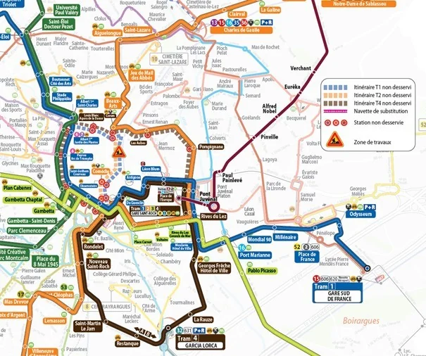 À Montpellier, l’été se complique sur plusieurs lignes de tram
