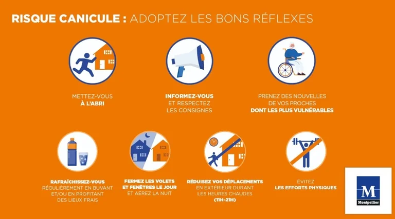 Montpellier face à la chaleur : les gestes à adopter