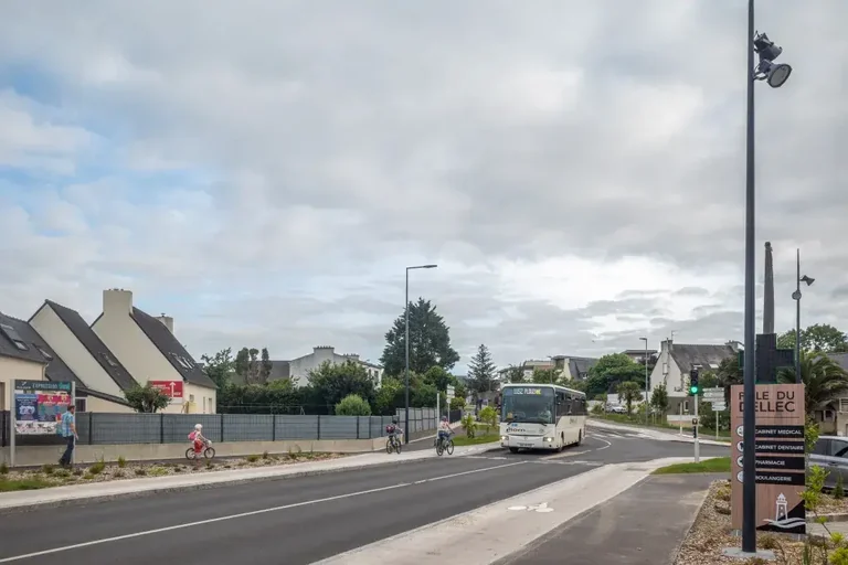 Près de Brest, les trajets changent à La Trinité