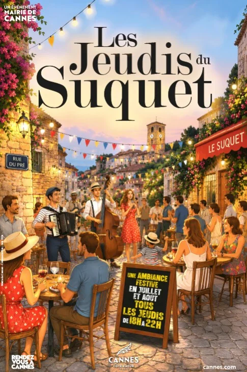 À Cannes, les Jeudis du Suquet gratuits en août