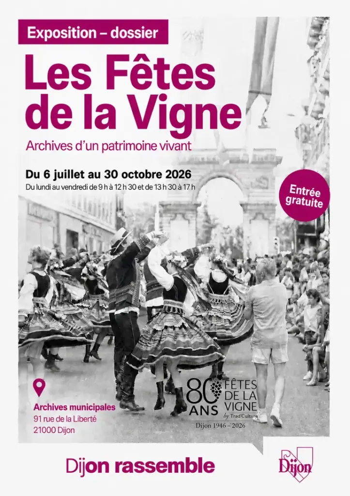 À Dijon, 80 ans de Fêtes de la Vigne s’exposent gratuitement