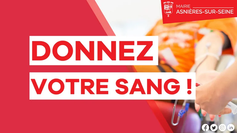 Don de sang à Asnières-sur-Seine : cinq heures le 17 août