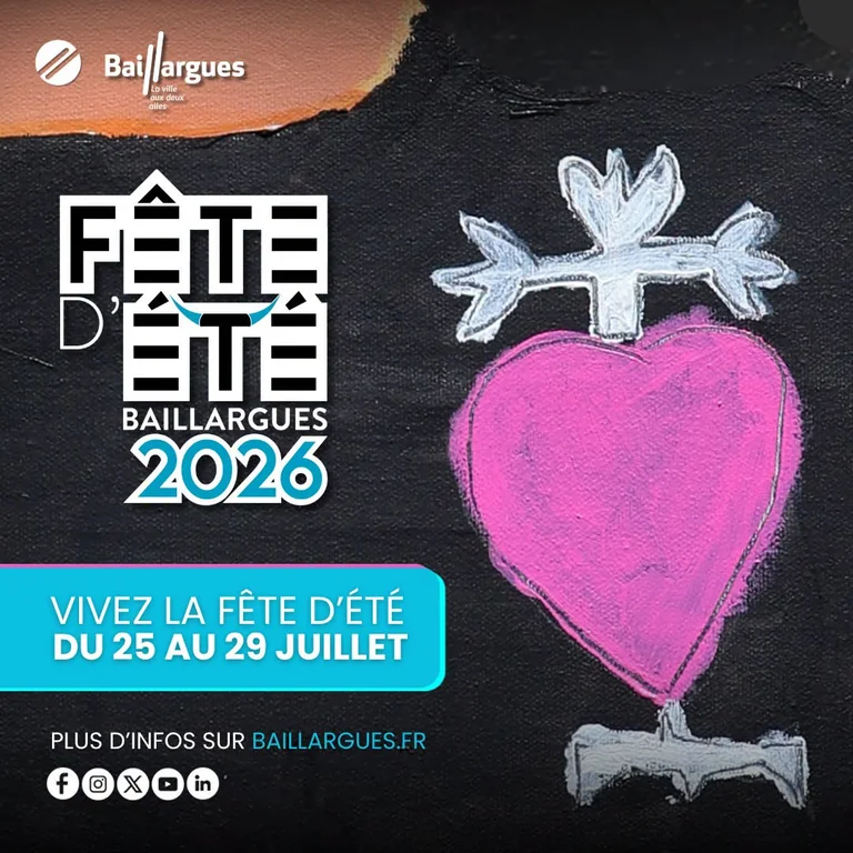 Fête d’été à Baillargues : entrée libre jusqu’au 29 juillet