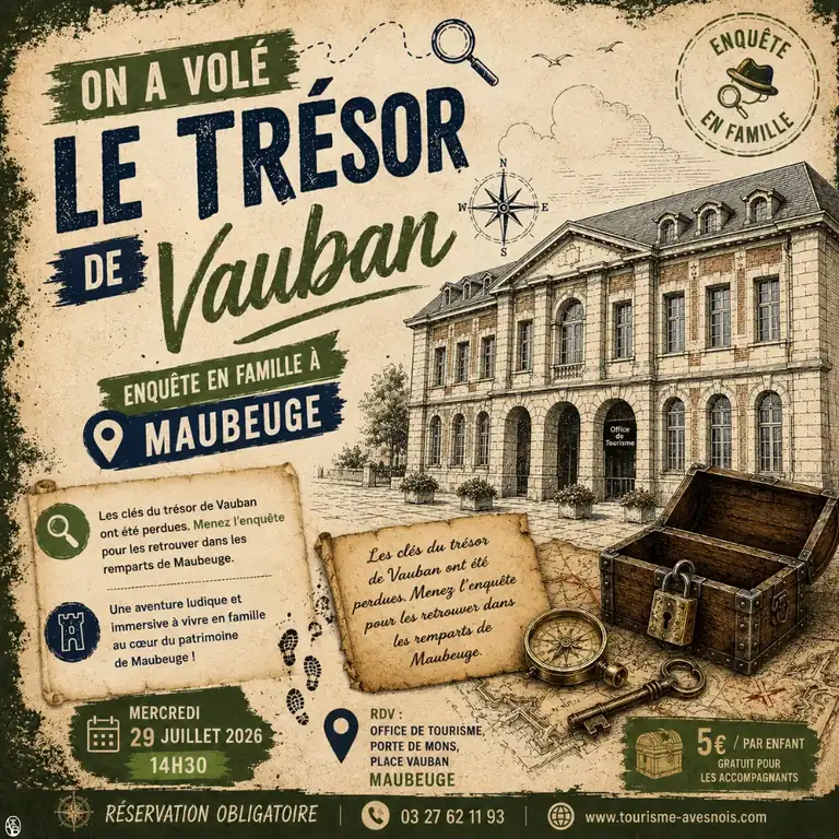 Maubeuge : une enquête familiale dans les remparts le 29 juillet