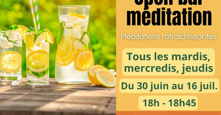 Open Bar Méditations à Montpellier : une pause de 45 minutes