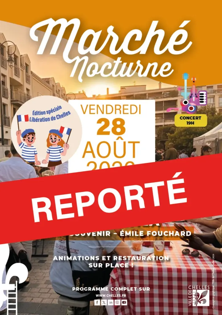 À Chelles, la météo bouleverse le marché nocturne