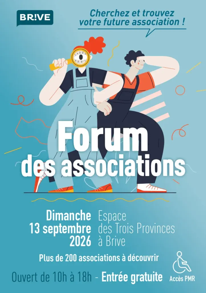 Forum des associations à Brive : 200 rencontres le 13 septembre