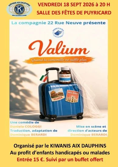 Soirée théâtre à Puyricard : rire pour la bonne cause le 18 septembre