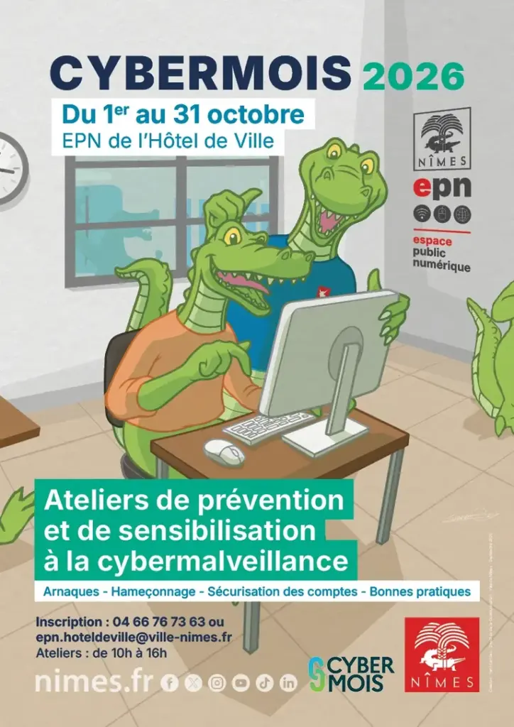 Arnaques en ligne : des ateliers gratuits pour les Nîmois en octobre