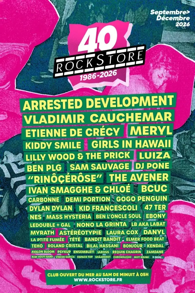 Rockstore à Montpellier : 4 soirées pour ses 40 ans, dont une gratuite